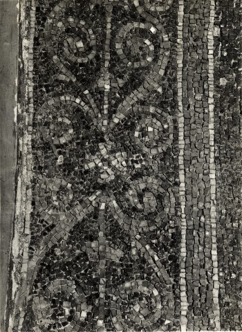 Zigrossi, Giuseppe — Anonimo romano sec. VI - SS. Cosma e Damiano, mosaico dell'abside: fascia decorativa — particolare